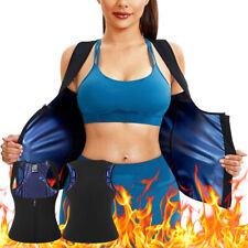 Women Neoprene Sauna Sweat Waist Trainer Vest Body Shaper Gym Fitness Tank Top