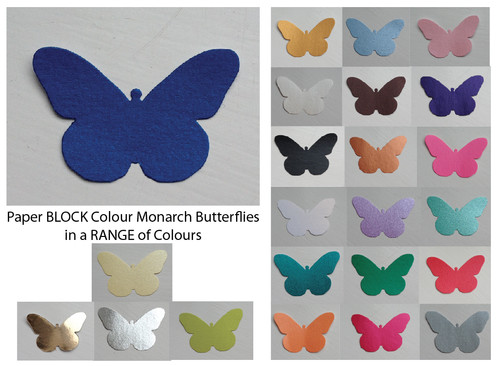 Butterflies block - (monarch),