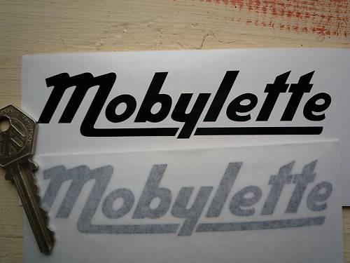 Mobylette text style shaped - mobylette,