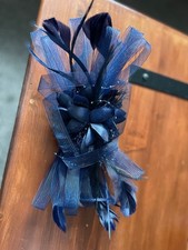 ROYAL BLUE ladies fascinator