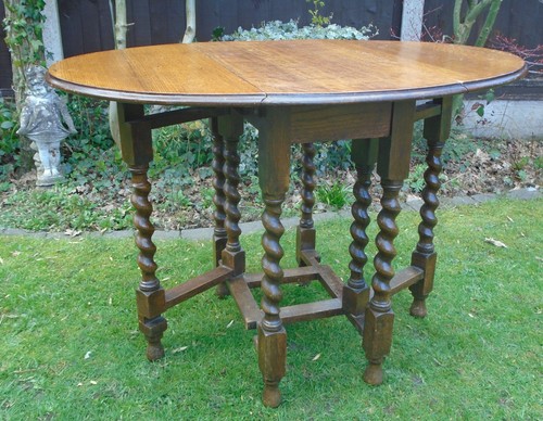 Vintage oak dropleaf - oak, gateleg