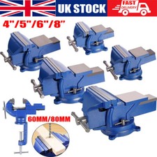 Heavy Duty Bench Vice Swivel Base Workshop Engineers Vice Vise Clamp Jaw Work GB