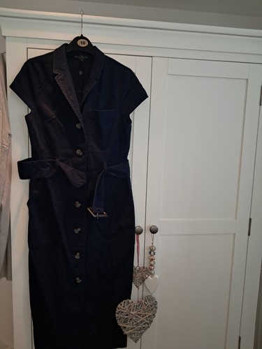 Emma willis blue button front - button,
