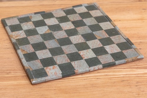 Antique slate stone inlayed - slate,