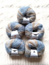 5 balls x 25g Mohair yarn 