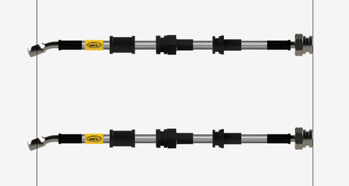 Front hel braided brake - hel,