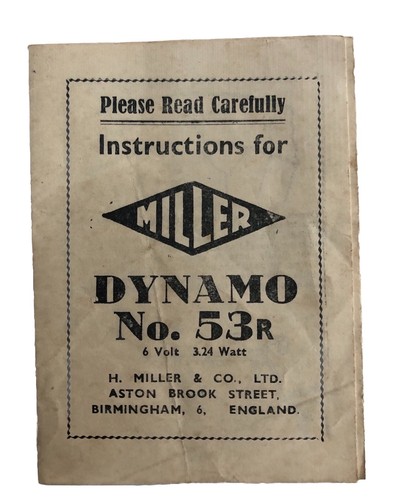 Miller dynamo r - miller, 53