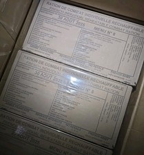 New Sealed 24hr MRE French