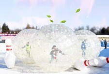 9.5ft Giant Inflatable Human Hamster Ball Vano Zorbing Ball Grass Zorbs Adult