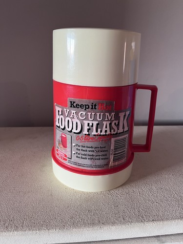 Vintage thermos food - vintage, flask