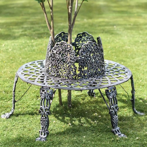 Black silver cast aluminium - &,