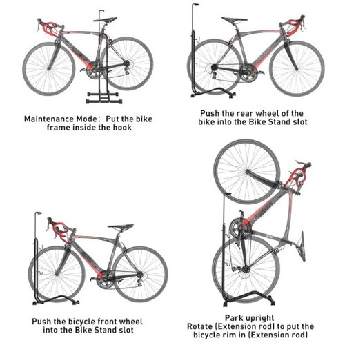 Vertical bike stand bicycle - vertical,