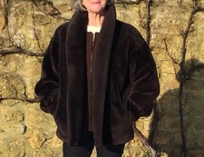 Real Brown SHEEPSKIN SHEARLING