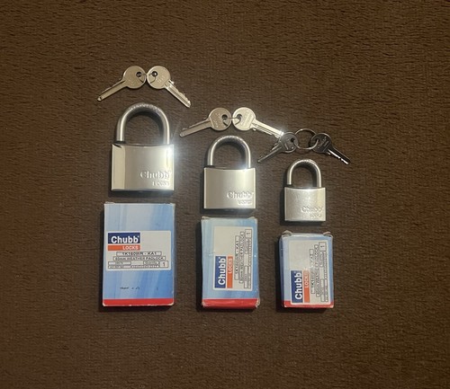 Chubb padlocks with two - chubb,