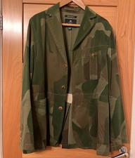 Nigel Cabourn Brush Stroke Camouflage Shirt Jacket Size 52 Great Condition
