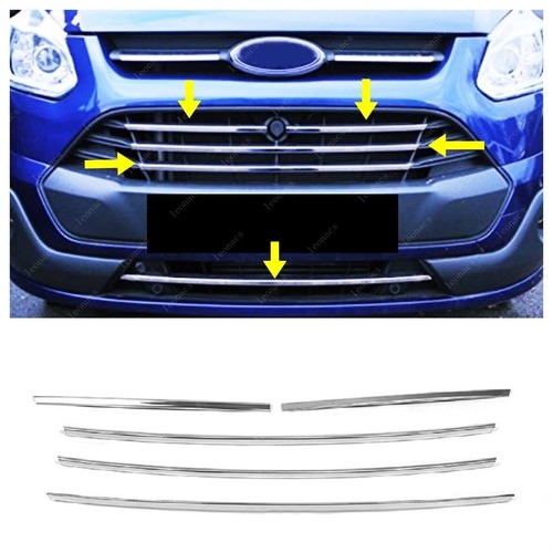 Chrome front grill pcs - front,