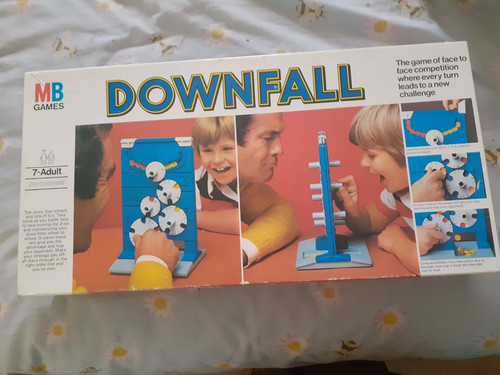 Vintage downfall board game - board,