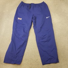 Nike Team GB Mens Tracksuit Bottoms 4XL XXXXL Blue Storm Fit Elite Athletics