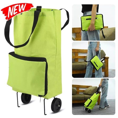 Foldable rolling shopping bag - foldable,