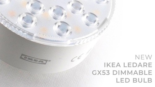 Ikea ledare gx53 led - 1x,