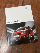 Volkswagen VW Golf GTI Mk5 UK Market Car Sales Brochure 2004 
