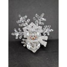 Mr. Snowman Ice Cube Head Snowflake Night Light