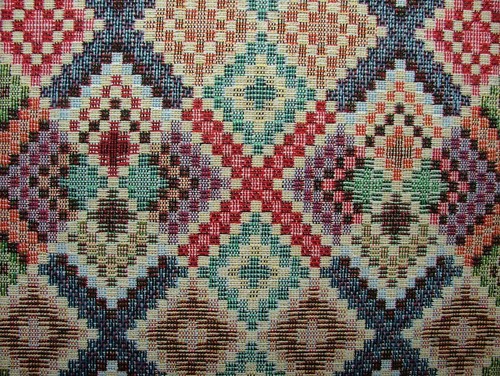 Pixelated kilim tapestry - pixelated,