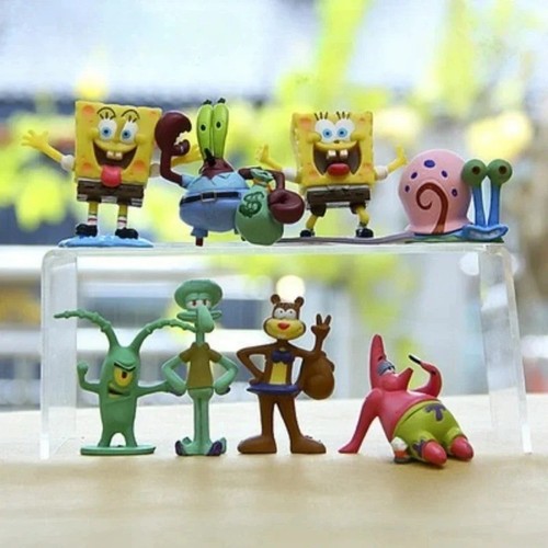 Spongebob set action figures - action,