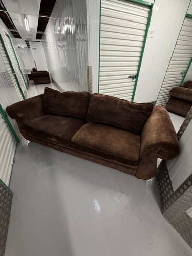 Dfs brown velvet - brown, sofa