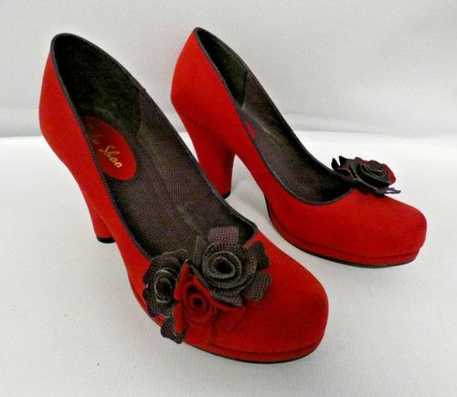 Retro style red block - retro-style,