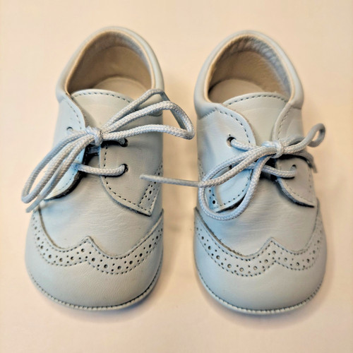 Tny baby shoes blue leather - ,