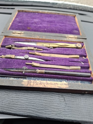 Rosewood engineering box and - rosewood,