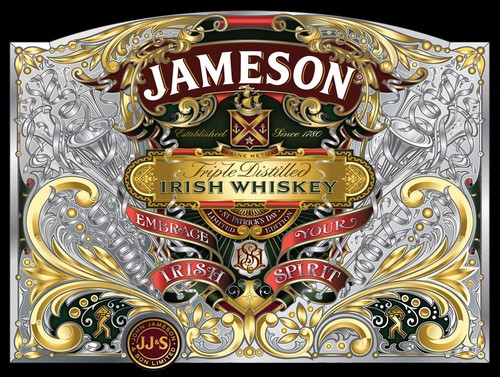 Jameson irish whiskey retro - jameson,
