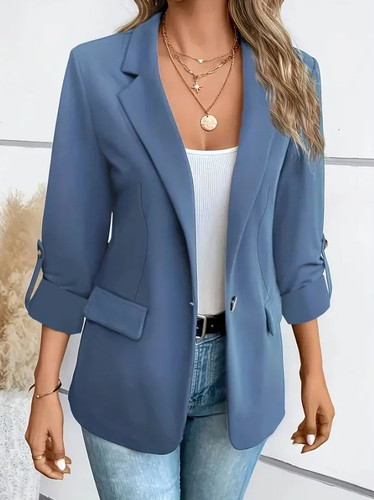 Ladies ruched sleeve fully - ladies,