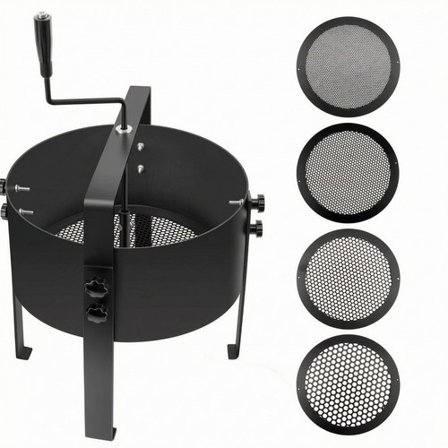 Rotary soil sieve metal - rotary,