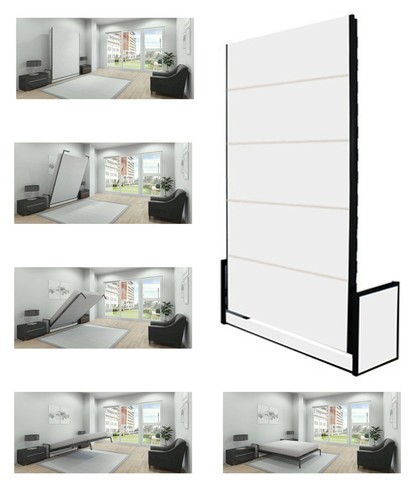 Studio small double wall bed - studio,