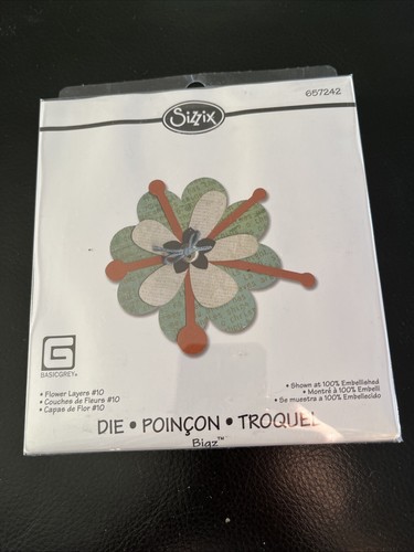 Sizzix bigz die flower layers - sizzix,