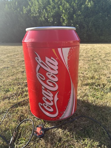 Coca cola fridge - fridge, can