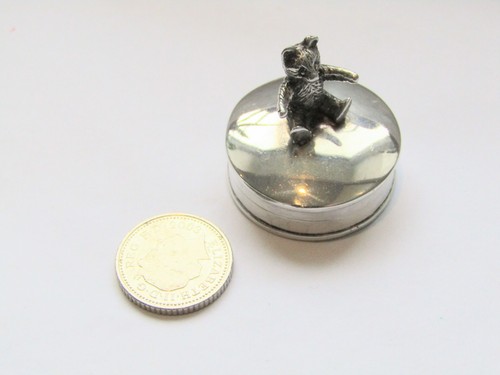 Box small sterling - box, silver