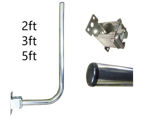 Shaped pole bracket loft - shaped,