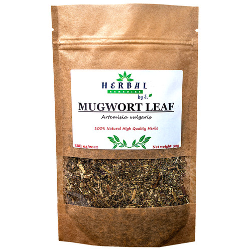 Mugwort tea leaf dried herb - mugwort,