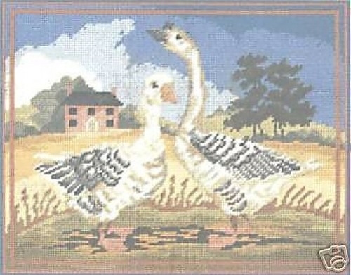 Geese goose tapestry - geese,