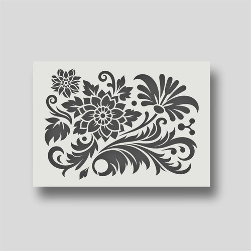 Flower pattern painting - flower,
