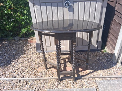 Antique gate leg barley - antique,