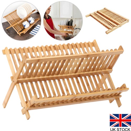 Tier bamboo dish drainer - tier,