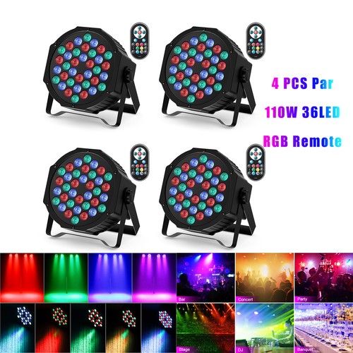 4pcs 120w led rgb par - 120w,