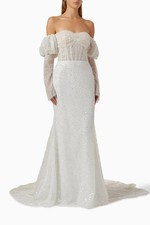 Gorgeous Vera Wang Mermaid Style Beaded Wedding Dress size 16 (small fit)