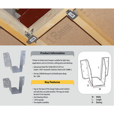 Joist Hanger Mini 38mm 44mm