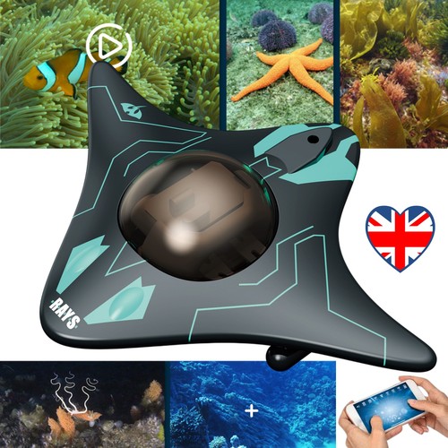 Boat submarine with camera - with,