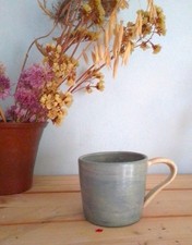 Ceramic Agateware mug, blue